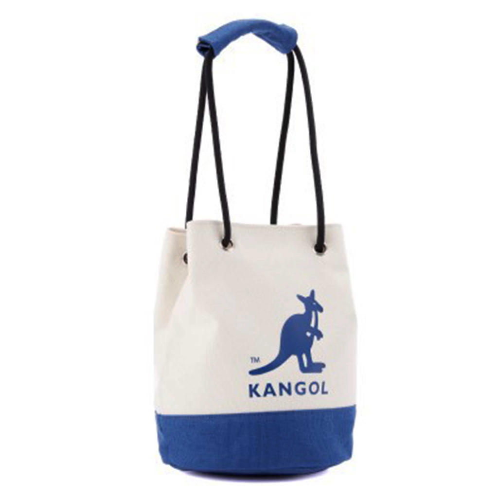 【AYW】KANGOL LOGO BAG 7-11 撞色水桶包 多功能 可調式 肩背包 側背包 帆布包 收納包 收納包