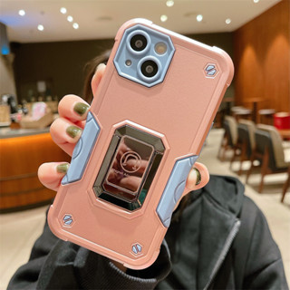 鎧甲指環 防摔殼 手機殼 適用於 iPhone 16 15 14 13 12 11 pro max 8 plus 保護殼