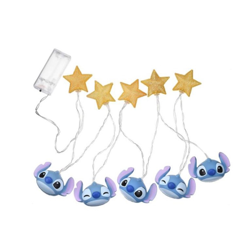 🔺全新【全蝦皮最便宜·現貨秒出】 日本迪士尼商店-Stitch 史迪奇日Stitch Day 星星燈串 LED燈串