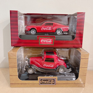 限量🔥可口可樂 coca cola 經典復古模型收藏車 鐵門跑車 木紋古董車 可口可樂模型車