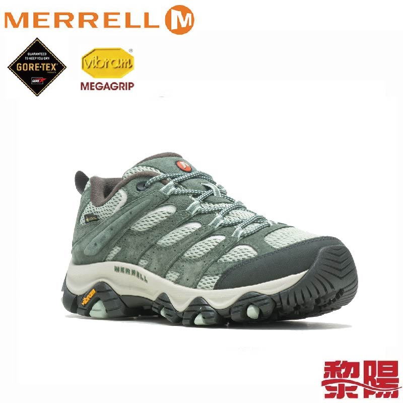 MERRELL 美國 MOAB 3 GTX 綠 防水多功能健行鞋 女款 33ML036316