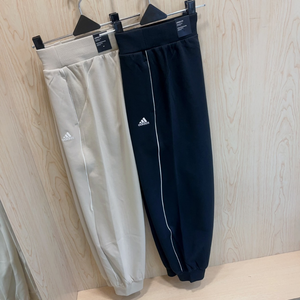 有間店🔹ADIDAS  RCO KN PT 運動 長褲 薄棉褲 束口 女生 黑IP7091 奶茶IP7092