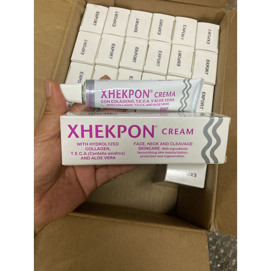 最新效期 Xhekpon西班牙膠原蛋白頸紋霜 淡化頸部皺紋 頸紋霜