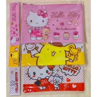 Sanrio三麗鷗/Hello Kitty 布丁狗/磨砂萬用拉鏈袋/收納袋