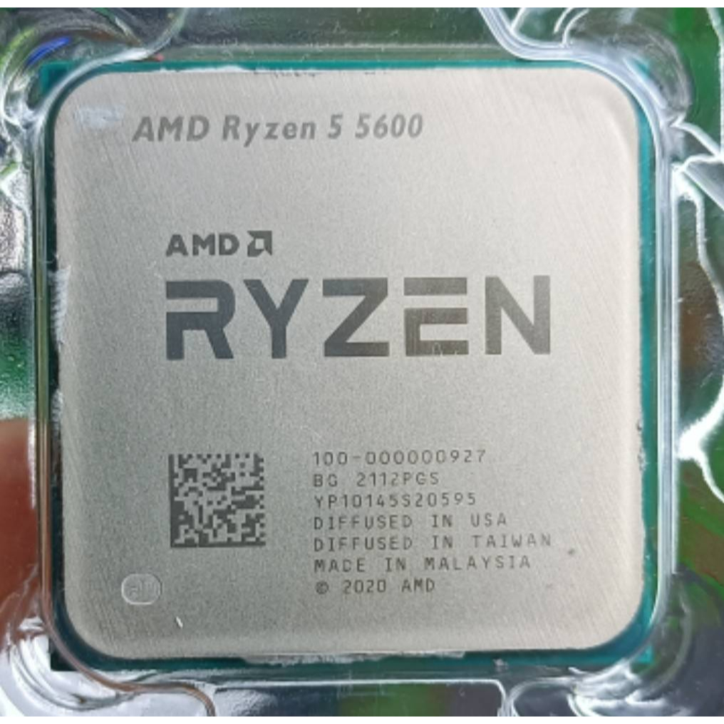AMD RYZEN R5 5600六核心12執行緒處理器CPU另有R7 9 5800X3D 5900 5950XAM4