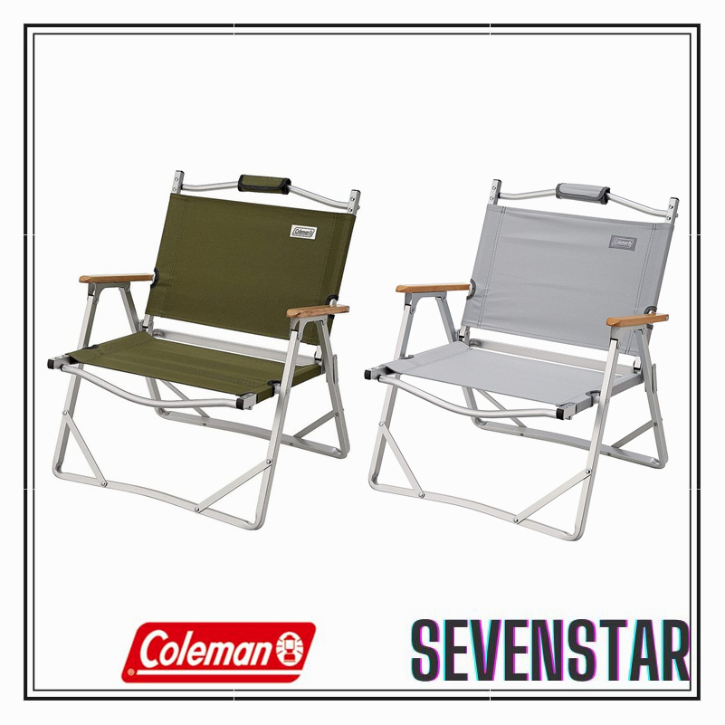 日本直送 Coleman 折疊椅 椅子 露營 緊凑型 露營椅 灰色 橄欖綠