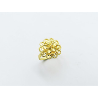 %玉承珠寶%純金9999花花世界梅花黃金戒指G202(現貨不用等)