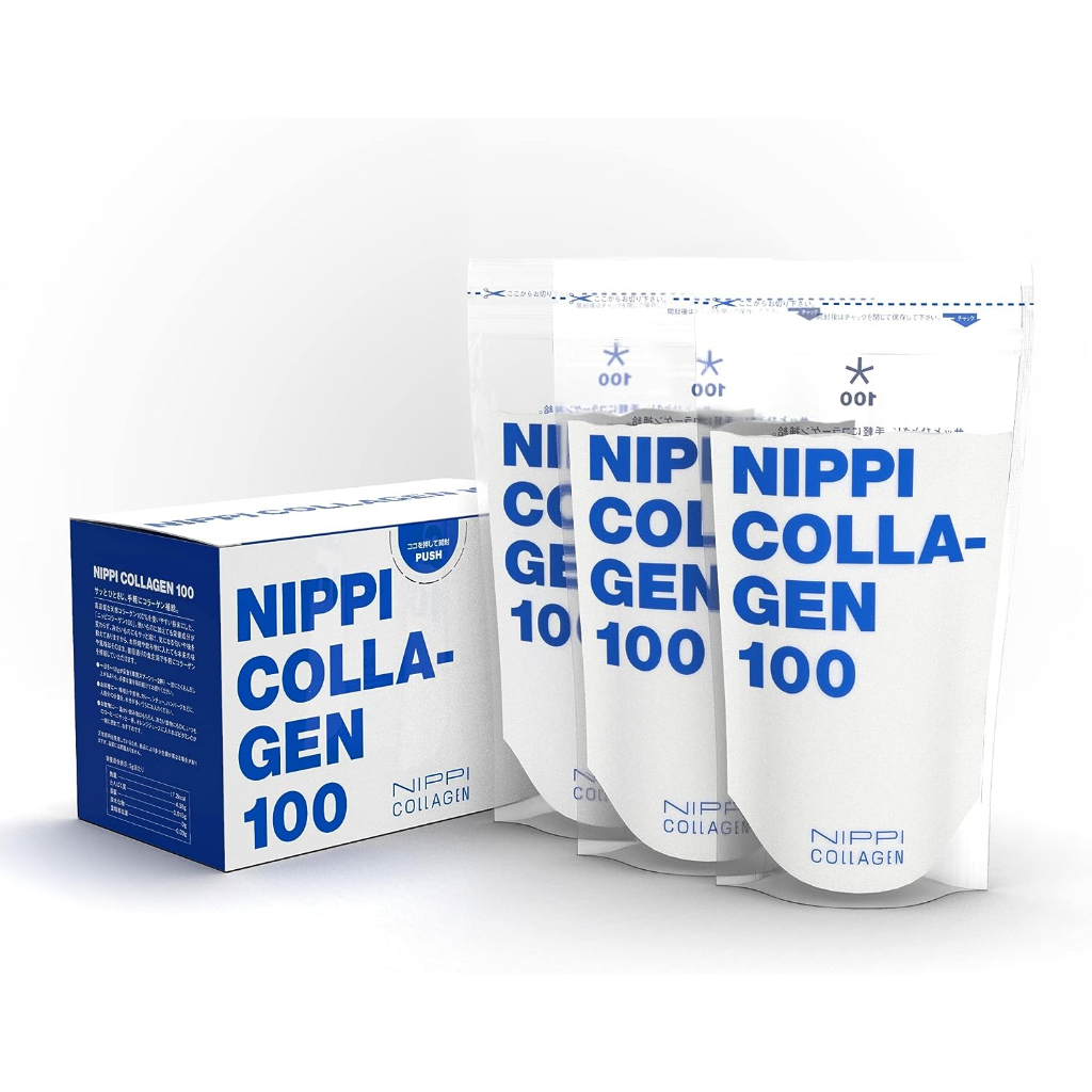 日本直送 NIPPI COLLAGEN 100 100%膠原蛋白粉 無色 無味 小分子 低分子 易溶解 易吸收