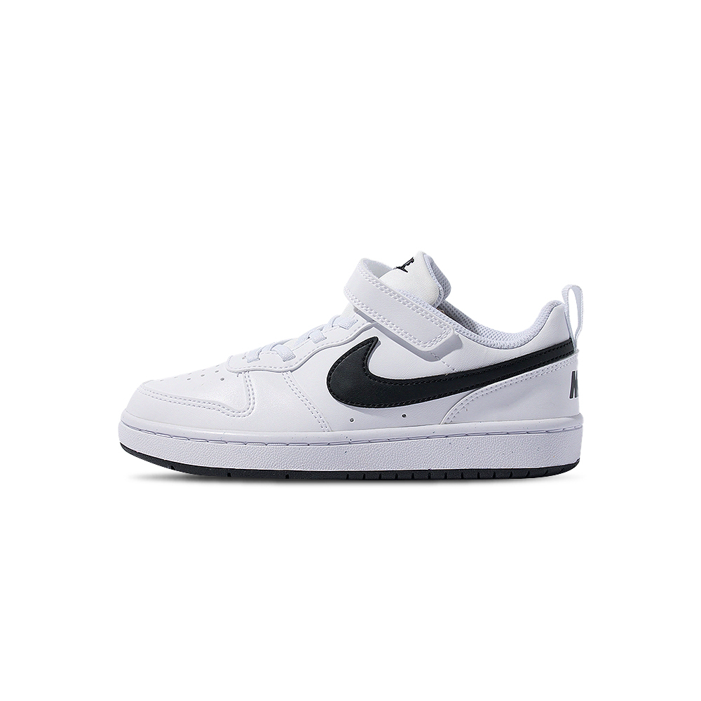 Nike Court Borough Low Recraft 中童 白黑 魔鬼氈 運動 休閒鞋 DV5457-104