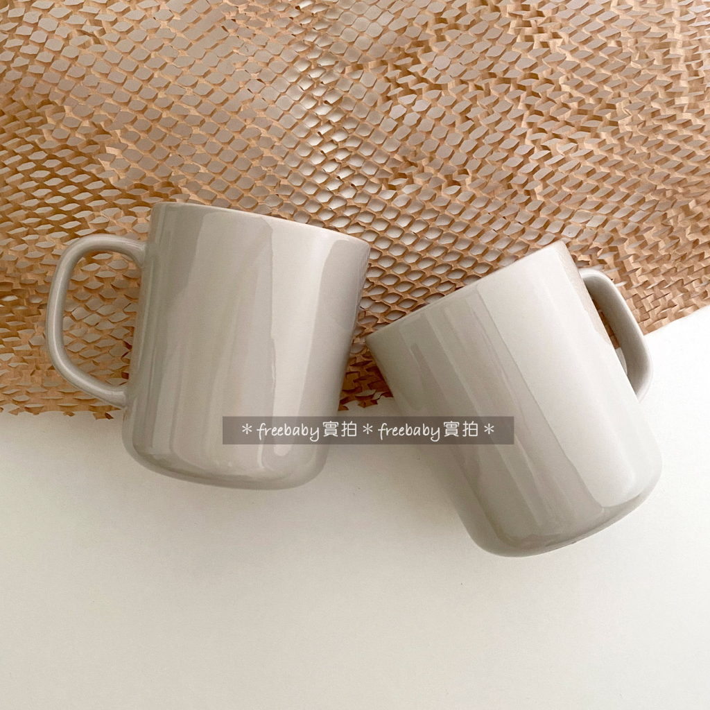 MUJI 無印良品 炻器馬克杯/500ml（灰米/綠/橘/淺黃） 馬克杯 杯子 水杯