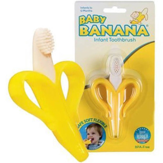 美國Baby Banana香蕉/ 寶寶牙刷/幼兒牙刷/固齒器