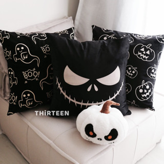 THiRTEEN拾叄家居◖Halloween萬聖節螢光南瓜抱枕 萬聖節擺飾 交換禮物 枕頭 靠墊 抱枕套 坐墊