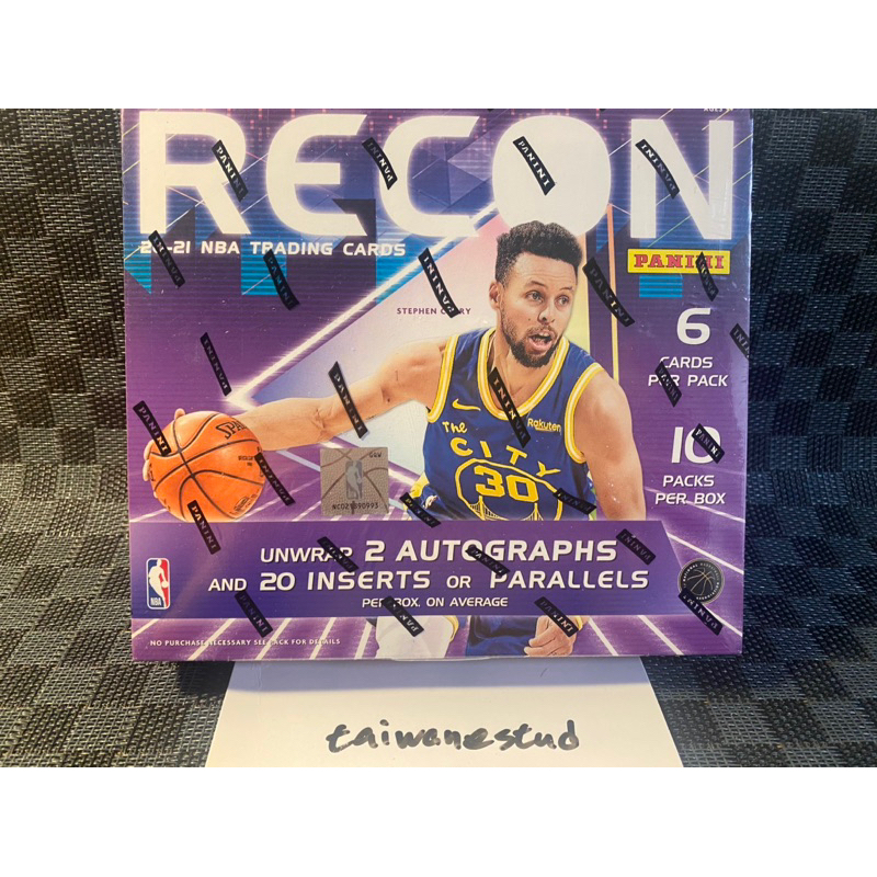 2020-21 Recon Basketball Hobby Box 球員卡 (1盒)