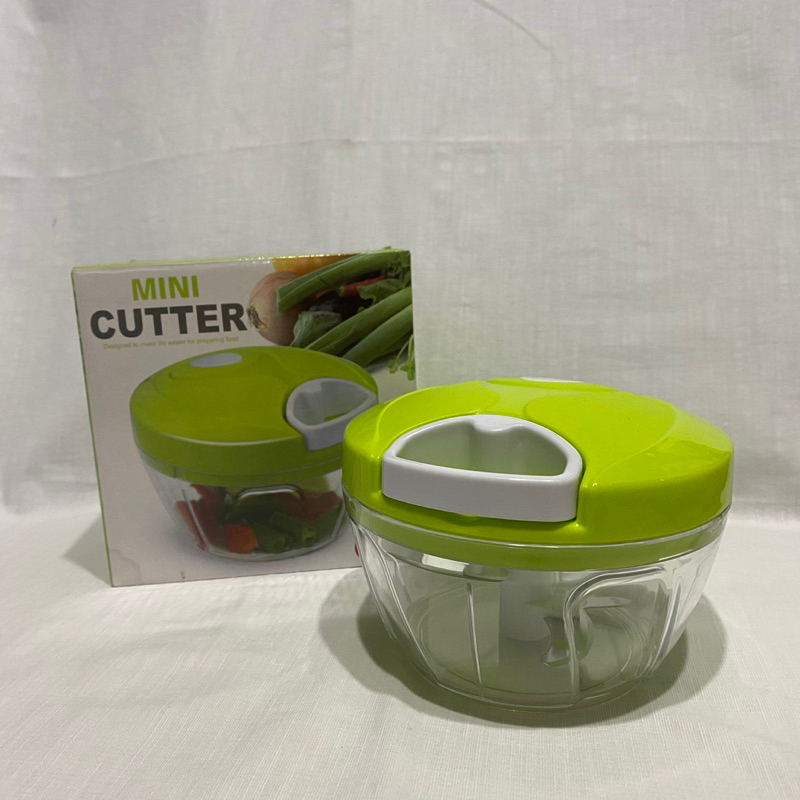 MINI CUTTER小旋風料理機全新（綠）外盒有水痕
