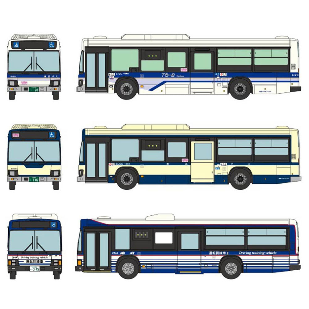 TOMYTEC 巴士系列 東武巴士20周年紀念復刻 (3輛) TV32688
