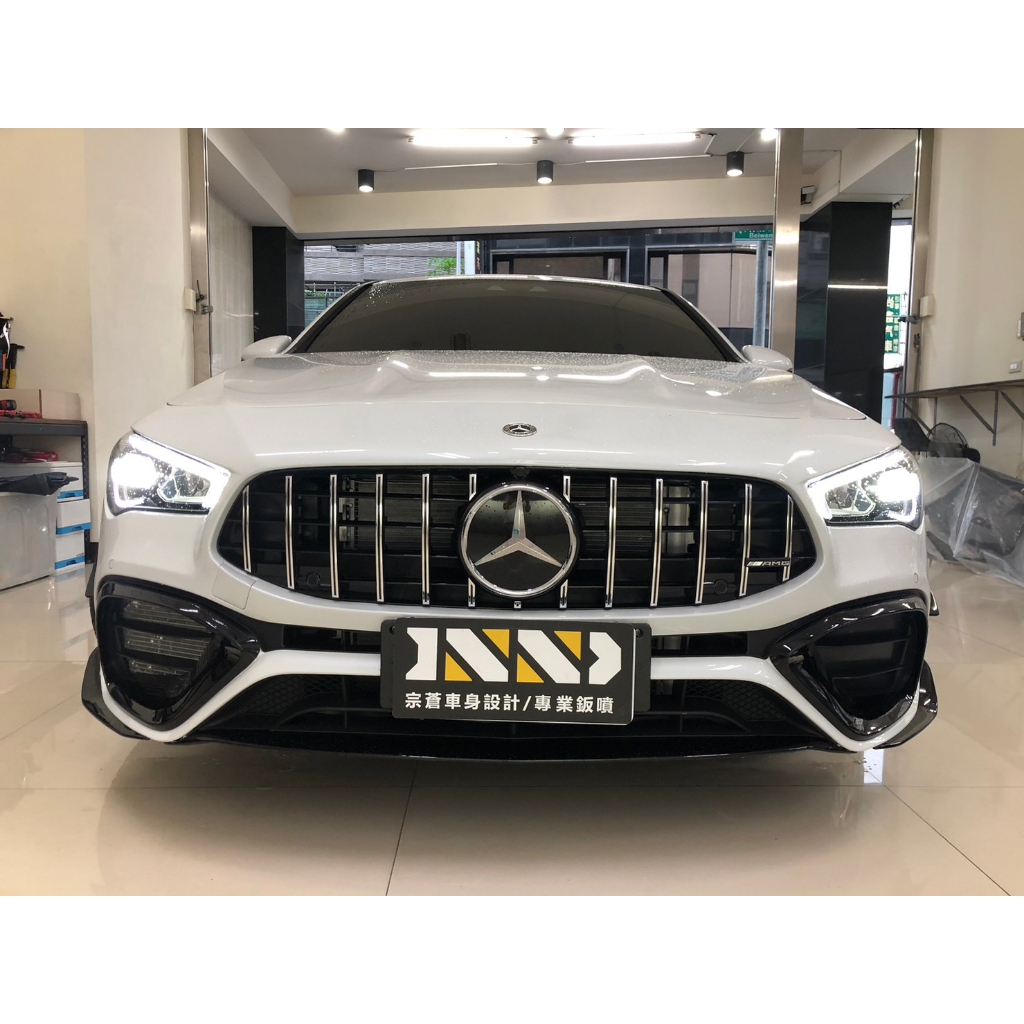 宗蒼車身設計 - BENZ 賓士 C118 升級 CLA45 全車套件 前保桿水箱罩 外觀 空力套件 X118 W118