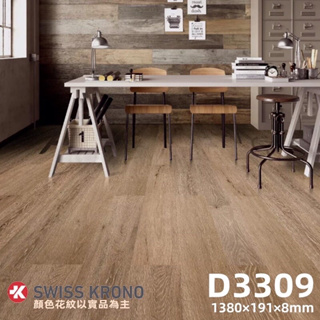Swisskrono-歐洲原裝進口卡扣式超耐磨木地板-D3309材料