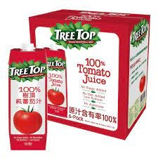 【Costco代購】Tree Top 樹頂 100% 純番茄汁 1公升 X 6入【茉莉Costco代購】