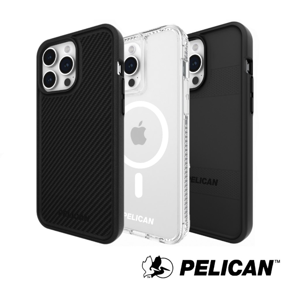 【美國Pelican】iPhone 15 14 13 12 Pro Max Protector派力肯保護者軍規防摔殼