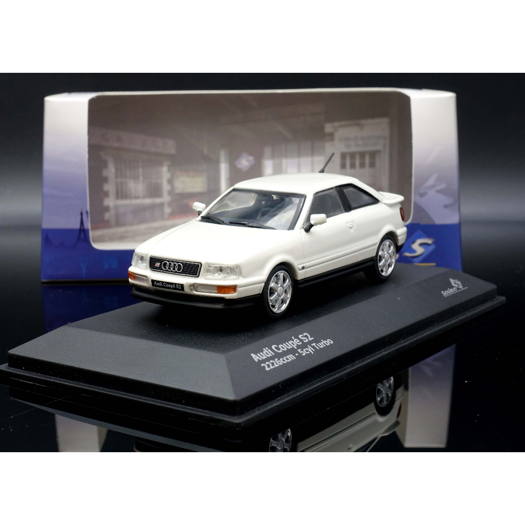 【M.A.S.H】[現貨特價] Solido 1/43 Audi S2 Coupe 1992 pearl white