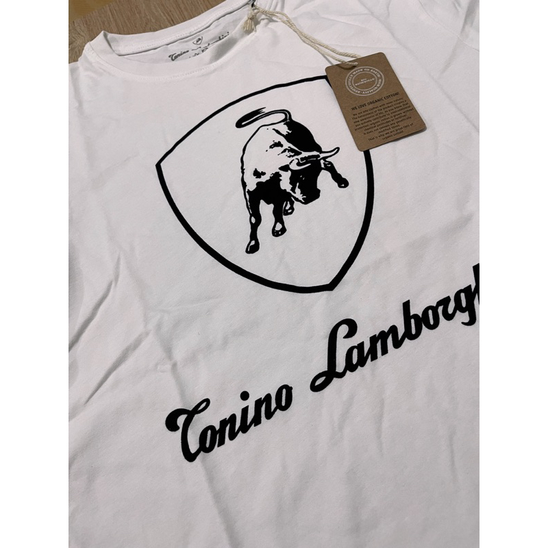 Tonino Lamborghini 藍寶堅尼🏁BULL LOGO棉質T恤保證正品✅(跑車賽車經典款）