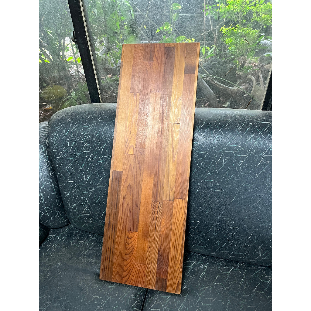 90 x 30 公分  3cm厚已上蠟香杉實木拼板一片　破盤價　木板　層板　桌板　拼板　香杉　木料