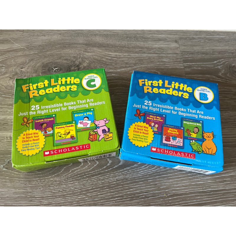 first little readers level B C 含CD最好的分級讀物 scholastics出品