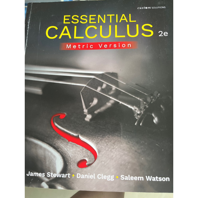Essential Calculus 2e Metric Version