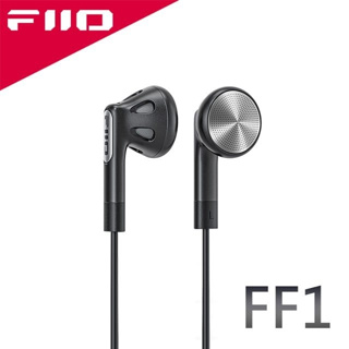 【FiiO FF1 可換線鍍鈹振膜平頭塞耳機】0.78mm雙針可換線設計/麥克風線控按鍵/平頭耳機