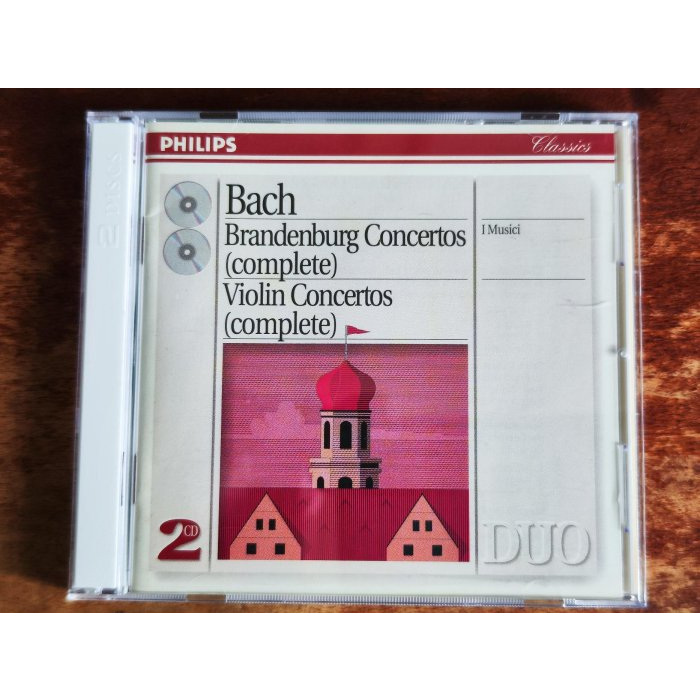 Ayo Holliger I Musici Bach 巴哈 布蘭登堡協奏曲 2首小提琴協奏曲 2CD Philips