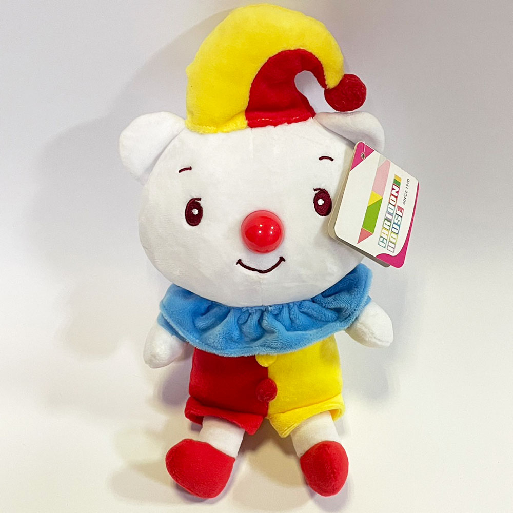 二手 紅鼻小丑熊 娃娃 玩偶 布偶 娃娃機商品 6吋 小熊 白熊 熊