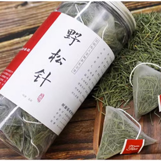 松針茶✿深山野松針#無咖啡因草本茶（全店開發票） ✿三角茶包✿馬尾松針✿正品新貨✿白松全松茶✿自然乾✿40包