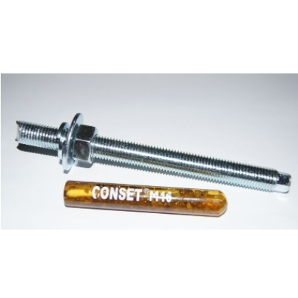 客製訂單區-化學錨栓M20(含螺栓/藥劑/螺帽/平華司)贈彈簧華司