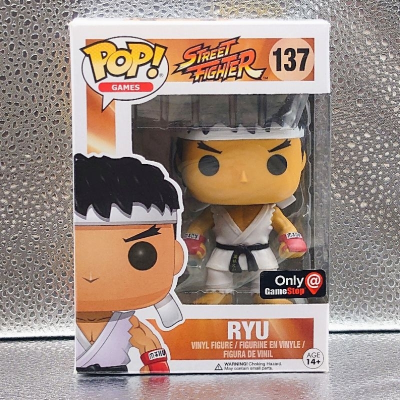 Funko pop 快打旋風 龍 GameStop限定 公仔 搖頭娃娃 Street Fighter 肯 豪鬼 春麗