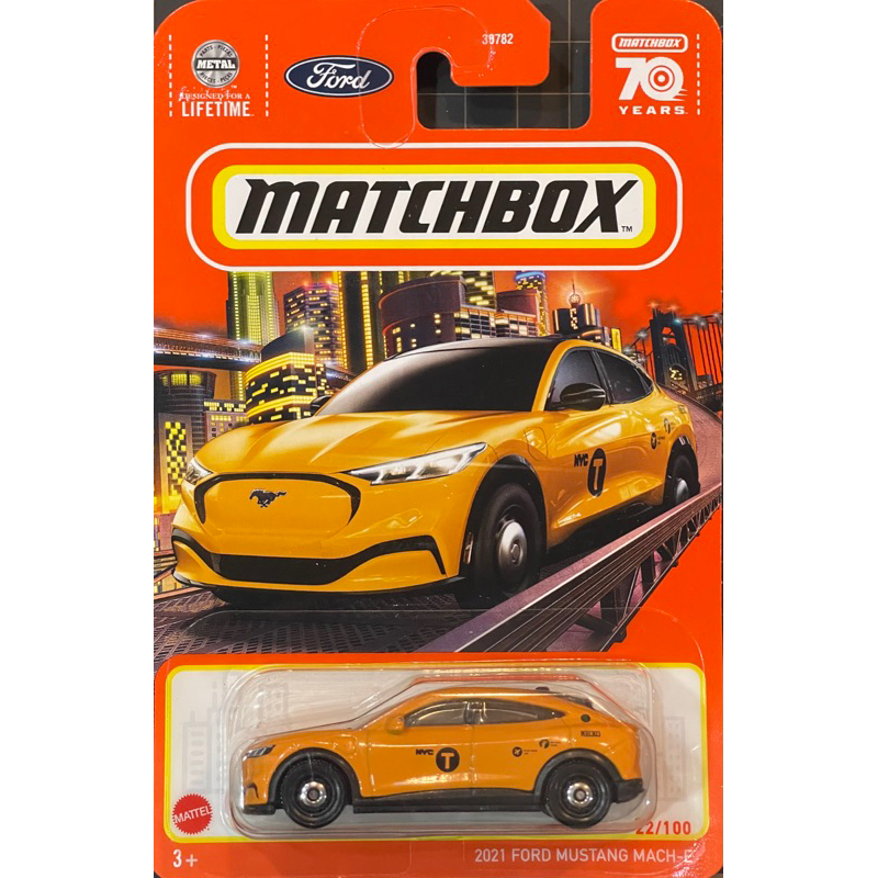 美泰matchbox火柴盒 福特 電動 野馬 跨界休旅車 2021 FORD MUSTANG MACH-E MACH