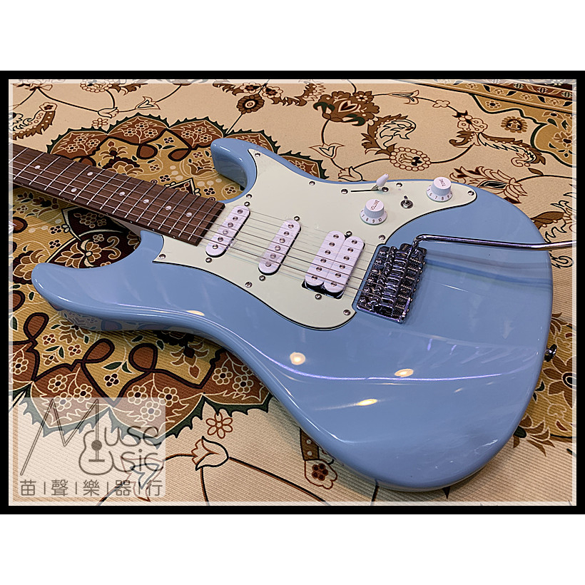 【苗聲樂器Ibanez旗艦店】Ibanez AZES40 藍色小搖座電吉他