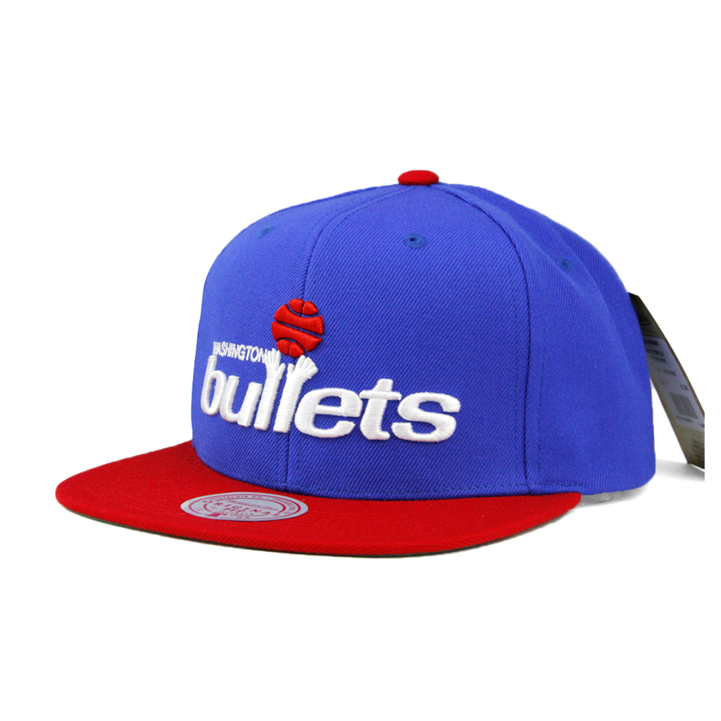 【Mitchell & Ness】NBA 華盛頓 巫師 寶藍色 雙色 棒球帽 復古【ANGEL NEW ERA】