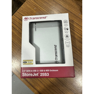 點子電腦☆北投@Transcend 創見 StoreJet 25S3 2.5吋 SSD / HDD 硬碟外接盒 360元