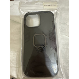 iPhone14promax黑色指環手機殼