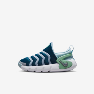 Nike Dynamo Go SE PS [DV0546-400] 中童 休閒鞋 運動 毛毛蟲鞋 舒適 輕量 深藍 綠