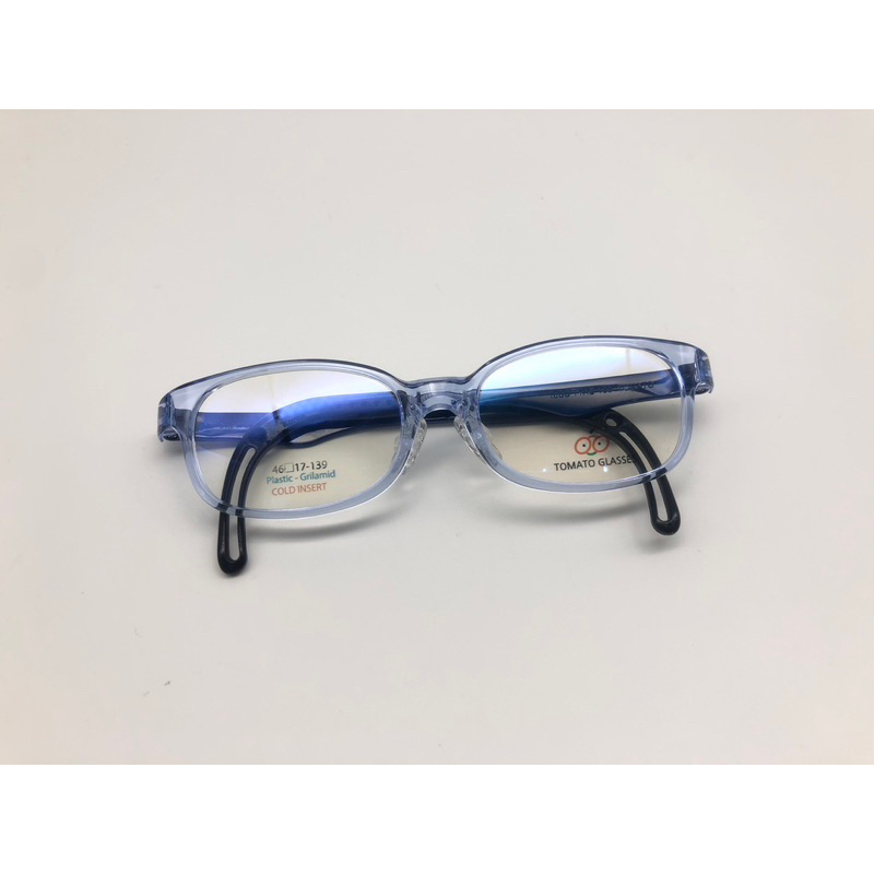 👑 兒童鏡框 👑[檸檬眼鏡]TOMATO TJCC3 尺寸48 最舒適的兒童光學眼鏡 可調式鼻墊鏡腳 輕量彈性材質