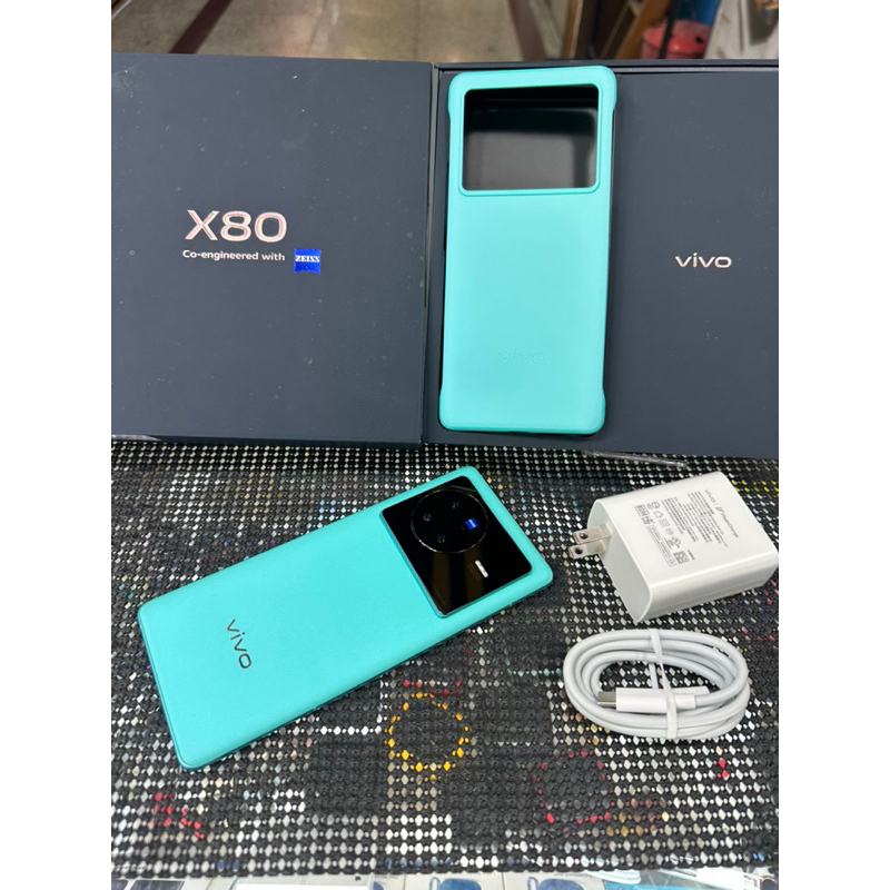 【二手/極新/盒裝】9.9成新的 Vivo X80 【12G+256G】藍【台灣公司貨】X80 12+256