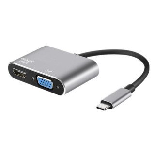 WILSON TYPE-C(DP模式) TO HDMI/F(4K*2K)+VGA轉接線