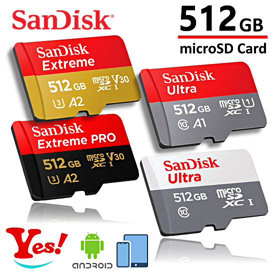 【Yes！公司貨】SanDisk Extreme Pro Ultra A2 U3 microSD 512G/GB 記憶卡