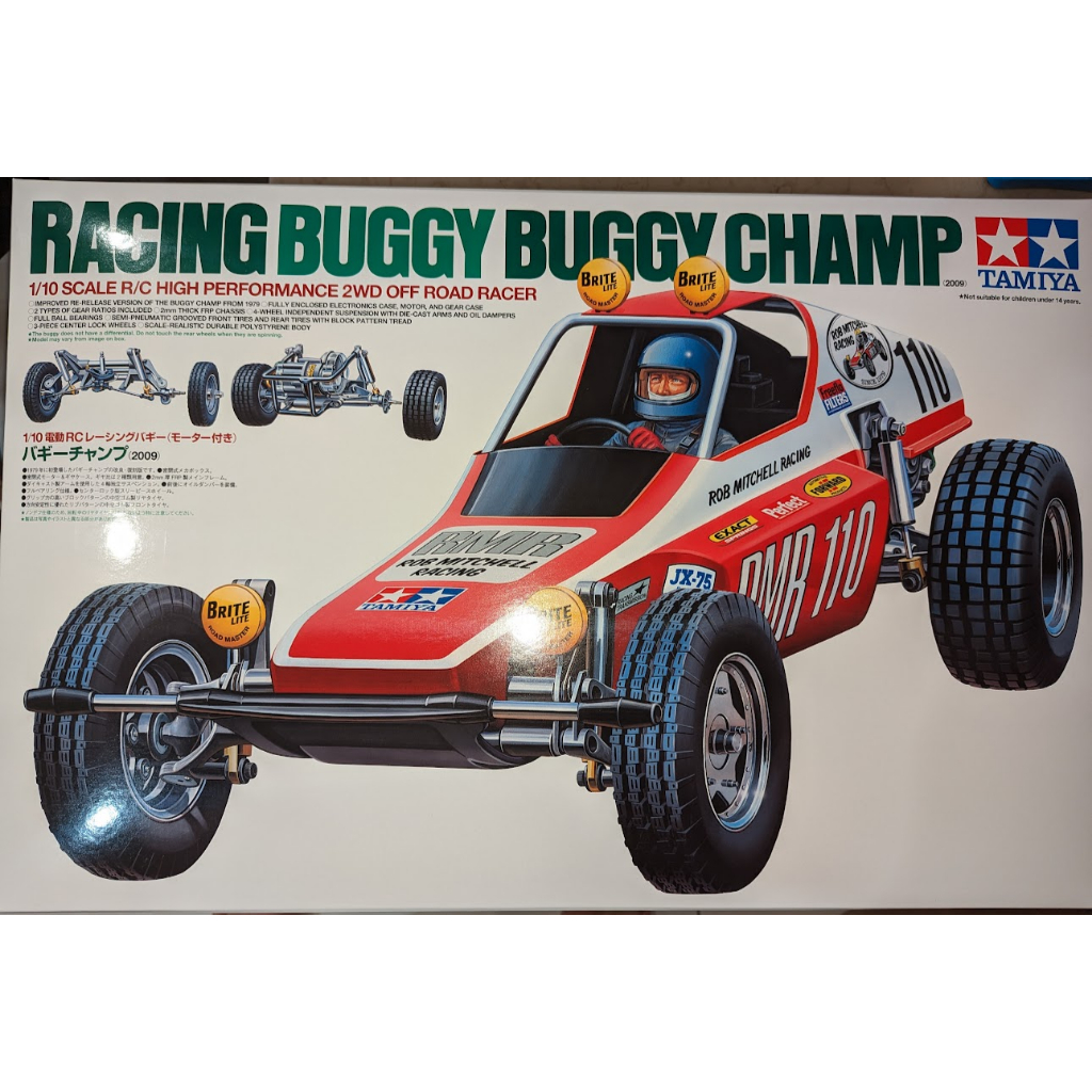 田宮TAMIYA   58441-1/10  RC Buggy Champ 訓馬師兩輪驅動越野賽車越野車冠軍2009