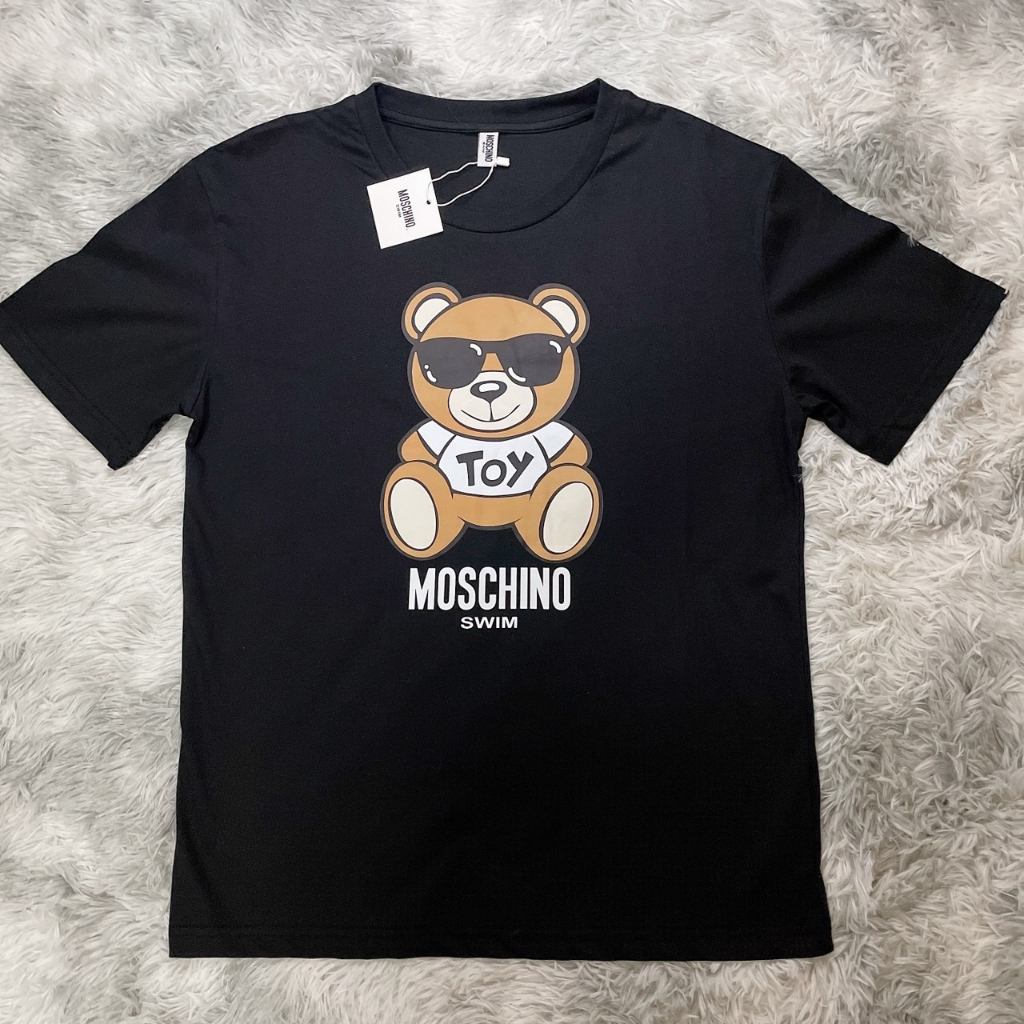 HT歐美精品✅Moschino 白衣墨鏡熊 短袖