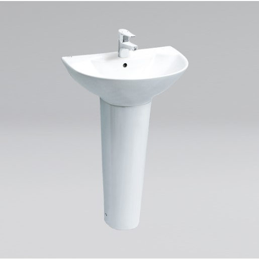 『洗樂適台南義林店』聊聊享優惠、日本第一衛浴品牌INAX衛浴、57CM腳柱型面盆(AL-288VFC)