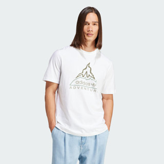 adidas_男性_短袖上衣_白_IJ0702_ADV VOLCANO TEE_三葉草