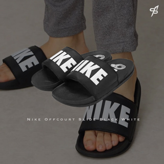 【Fashion SPLY】Nike 字樣Logo 拖鞋 黑 BQ4639-012