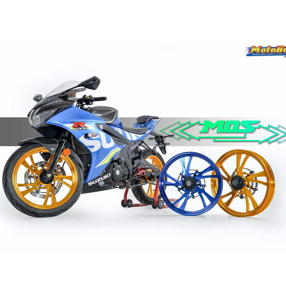 HN機車精品 MOS GSX R150 S150 小阿魯 鍛框 鋁合金 鍛造 輪框 輪圈 17吋 5爪 GSXR150